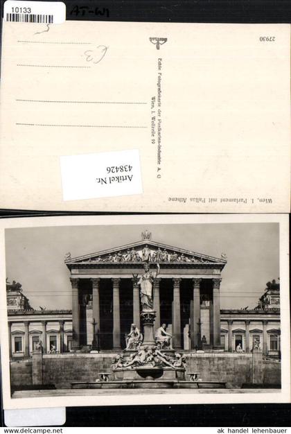 438426,Wien Innere Stadt Parlament Pallas Athene Statue