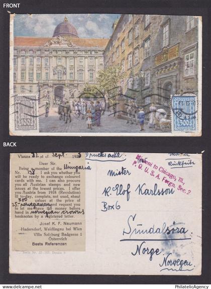 Vintage postcard, Austria Vienna
