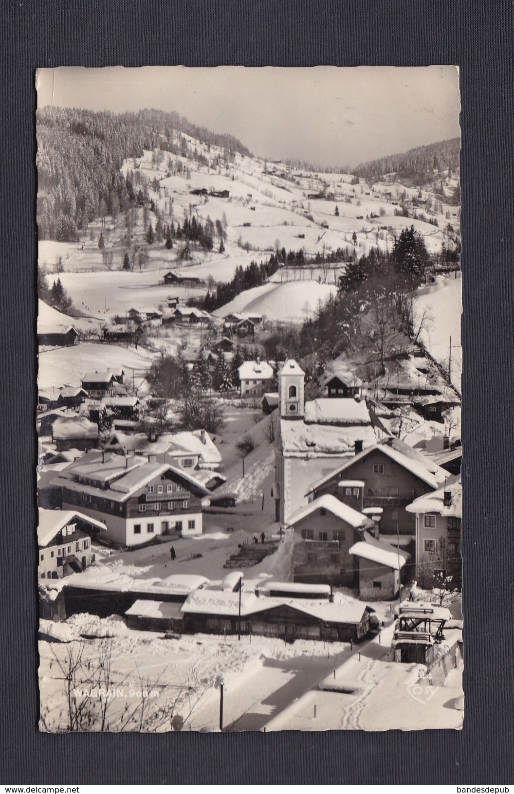 Autriche Wagrain ( vue generale en hiver )