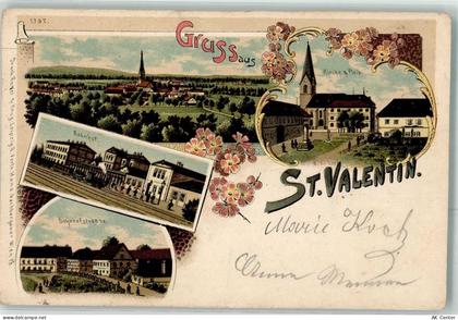 4300 St. Valentin Gebrauchsspuren Bahnhof Eisenbahn Kirche Bahnhofstrass... - 13622839