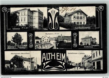 4950 Altheim 1911 - Volksschule Kinderbewahranstalt Weinlechner Eiche u.... - 13456834