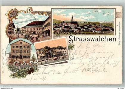 5204 Straßwalchen 1900 Lithographie - 13666883