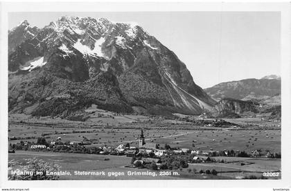 A239 Austria 1937 Irdning im Ennstale Steiermark Grimming Mountains postcard