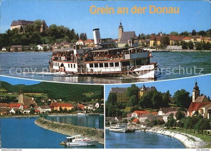 Grein Donau Oberoesterreich Fahrgastschiff Donaupartien