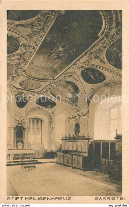 Heiligenkreuz Niederoesterreich Stift Heiligenkreuz Sakristei