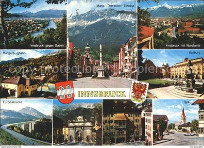 Innsbruck Europabruecke Hofburg Igis