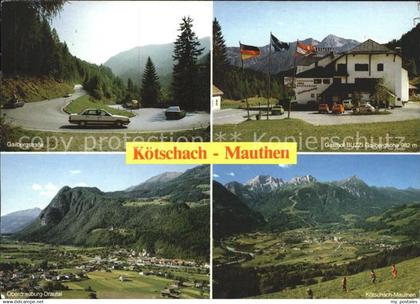 Koetschach-Mauthen Kaernten Gailbergstrasse Gasthof Buzzi Oberdrauburg Drautal