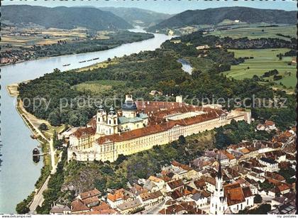 Melk Donau Benediktinerkloster Stift Melk Fliegeraufnahme