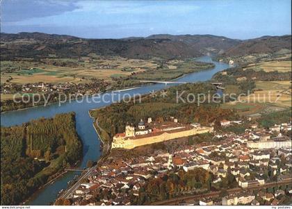 Melk Donau Stift Melk Fliegeraufnahme