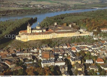 Melk Donau Stift Melk Fliegeraufnahme