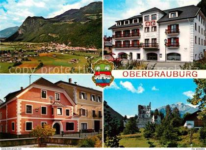 Oberdrauburg Kaernten Gesamtansicht Rathaus Ruine Hohenburg Pontiller Haus