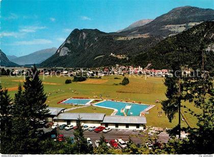 Oberdrauburg Kaernten Panorama Freibad Drautal Alpen
