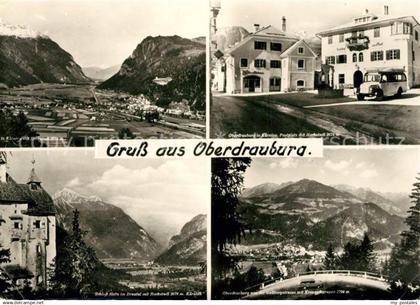 Oberdrauburg Kaernten Postplatz Hochstadl Kreuzeckgruppe Schloss Stein