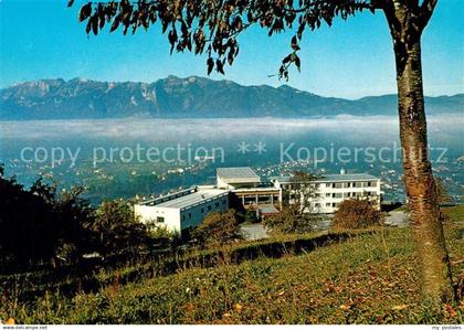 Rankweil Vorarlberg Bildungshaus Batschuns mit Schweizer Bergen