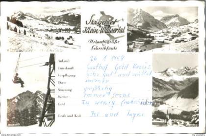 Riezlern Kleinwalsertal Vorarlberg Riezlern Kleinwalsertal Hirschegg Sessellift