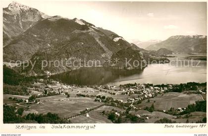 St Gilgen Salzkammergut Fliegeraufnahme