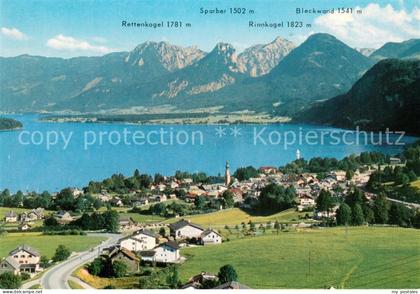 St Gilgen Wolfgangsee Fliegeraufnahme