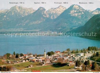 St Gilgen Wolfgangsee Fliegeraufnahme