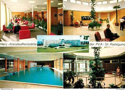 St Radegund Herz-Kreislaufheilstaette der PVA Hallenbad Foyer Aufenthaltsraum