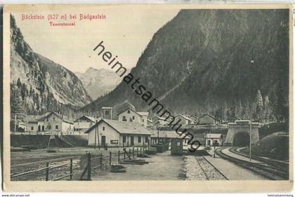 Böckstein bei Badgastein - Tauerntunnel - Verlag Stengel & Co. Dresden 1912