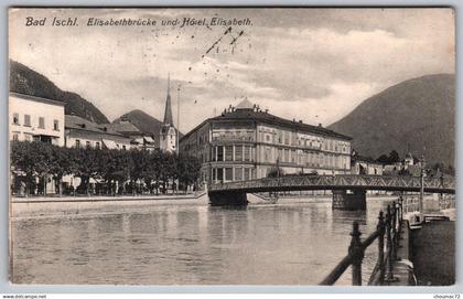 Autriche Haute-Autriche 007, Bad Ischl., Elisabethbrücke und Hotel Elisabeth