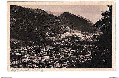 Salzkammergut Bad Ischl old postcard posted 1928 to Zagreb b230410