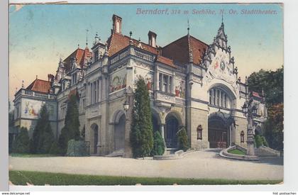 (101604) AK Berndorf (Niederösterreich), Stadttheater, 1914