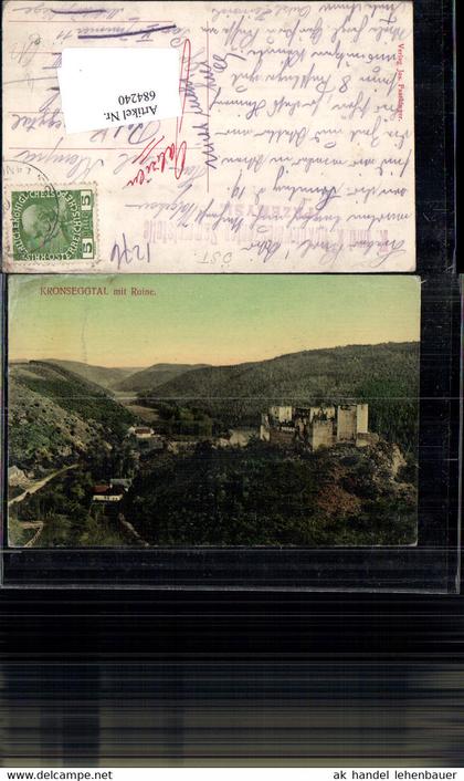 684240 Kronseggtal Kronsegg Schiltern Langenlois K.K. Feldpost Przemysl