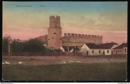 AK Laa a. d. Thaya, an der Burg