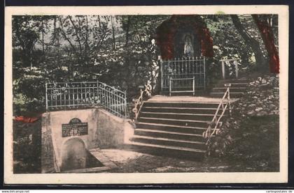 AK Poysdorf /N.-Oe., Alt-Ruppersdorf, Die Lourdesgrotte