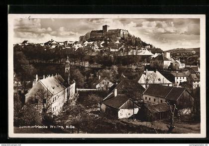 AK Weitra, Ortsansicht mit Schloss