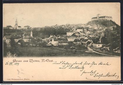 AK Weitra, Ortsansicht mit Schloss