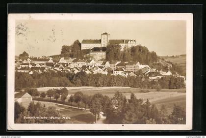AK Weitra, Totale mit Schloss