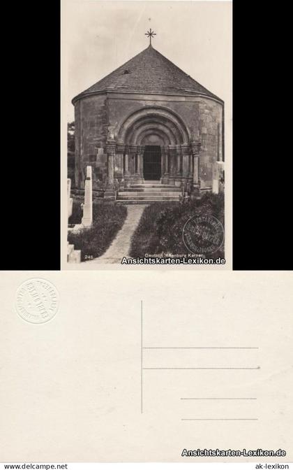 Ansichtskarte Bad Deutsch-Altenburg Friedhofskapelle (Karner) 1930
