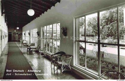 Bad Deutsch-Altenburg Niederoesterreich AT Jod Schwefelbad Lesehalle