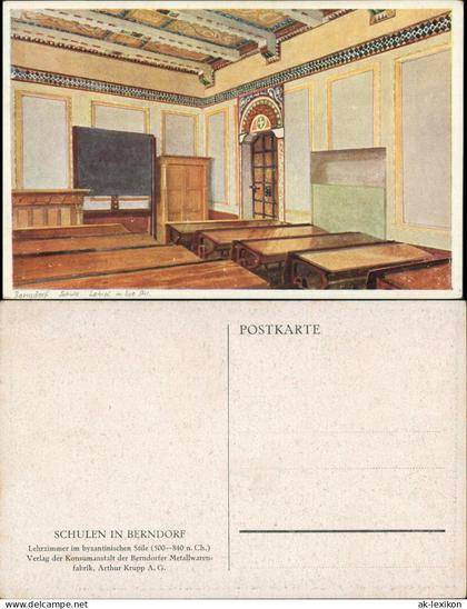 Berndorf (NÖ) Lehrzimmer im byzantinischen Stile, Schule Berndorf 1920