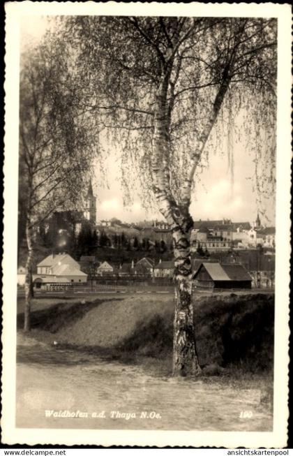 CPA Waidhofen an der Thaya Niederösterreich, Teilansicht