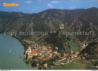 Duernstein Wachau Fliegeraufnahme