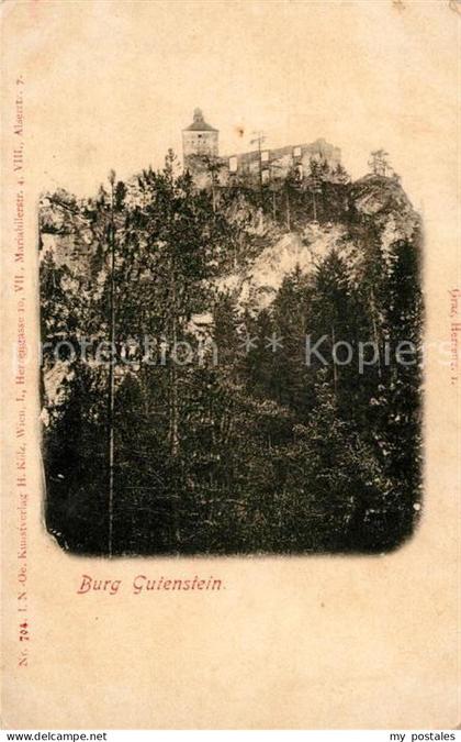 Gutenstein Niederoesterreich Burg Gutenstein