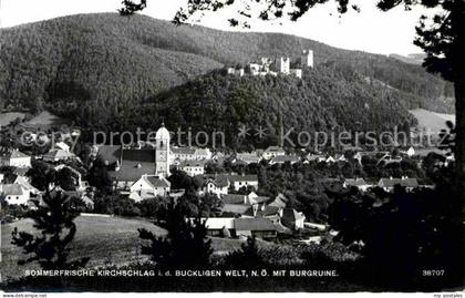 Kirchschlag Buckligen Welt Panorama Burgruine