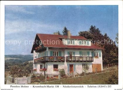 Krumbach Niederoesterreich Pension Holzer