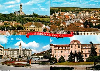 Mistelbach Niederoesterreich Pfarrkirche Hauptplatz Rathaus Krankenhaus