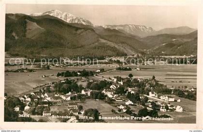 Pernitz Niederoesterreich mit Schneeberg