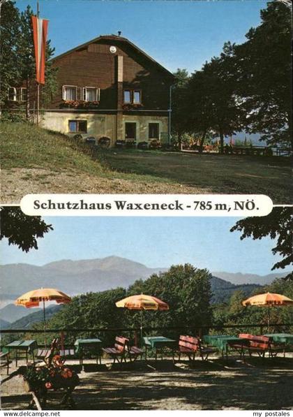 Pernitz Niederoesterreich Schutzhaus Waxeneck