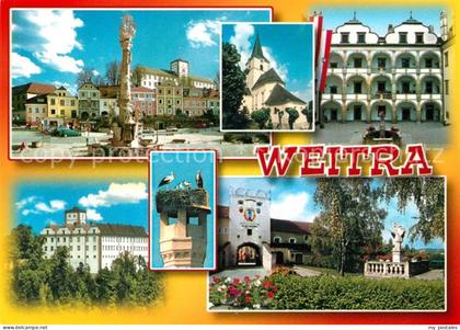 Weitra Rathausplatz Pfarrkirche Arkadenhof Schloss Stoerche Stadttor Nepomuk