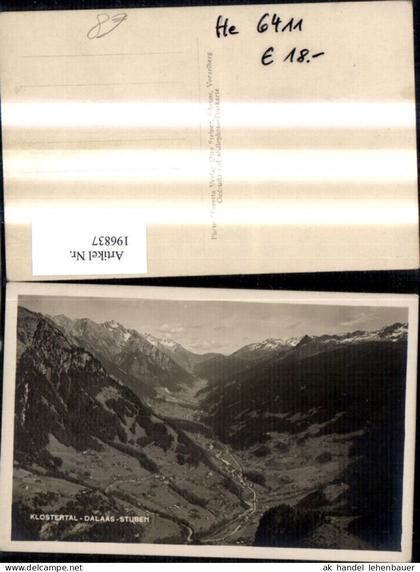 196837,Klostertal Dalaas Stuben Totale