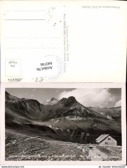 643746,Friedrichshafenerhütte Berghütte bei Mathon Montafon