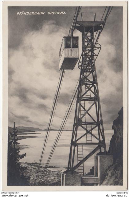 Pfänderbahn, Bregenz postcard unused b171130