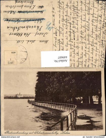 449607,Lochau Bodensee Brandung m. Salvatorianerkolleg