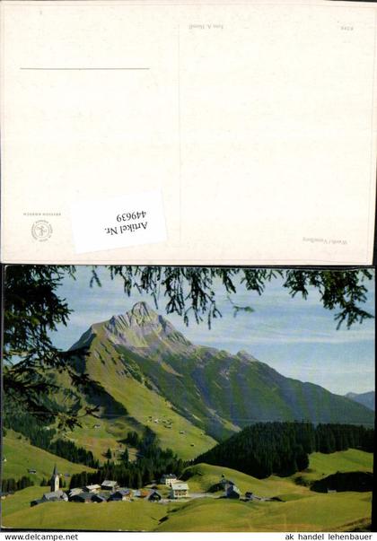 449639,Warth Totale Bergkulisse